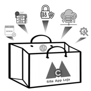 pacote-sistema Pacote de site, loja ou app e domínio